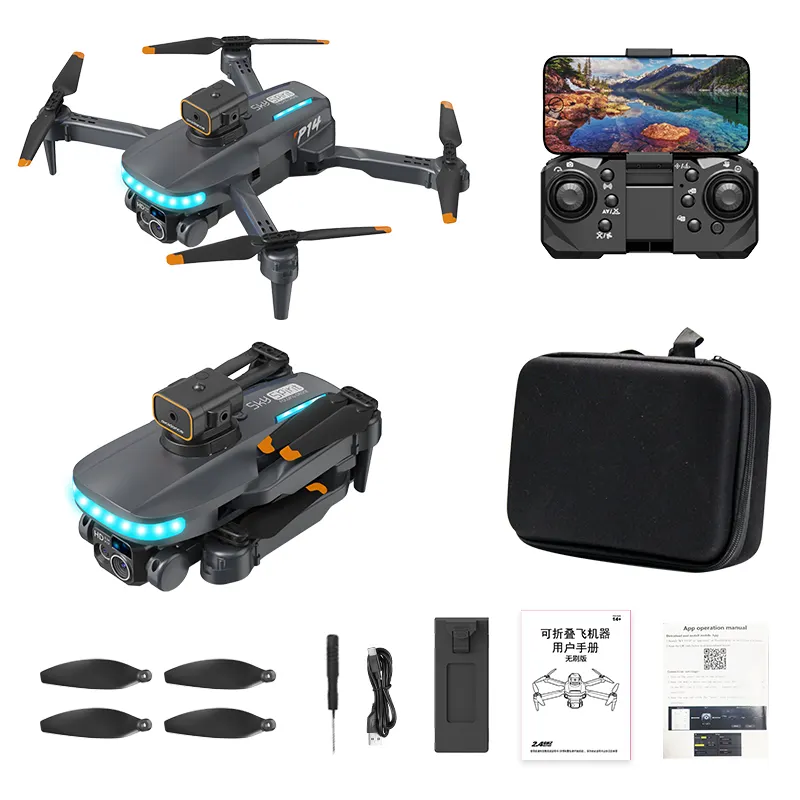 Sky Spirit Foldable Drone With 4K HD Camera and Remote Control, FPV Support