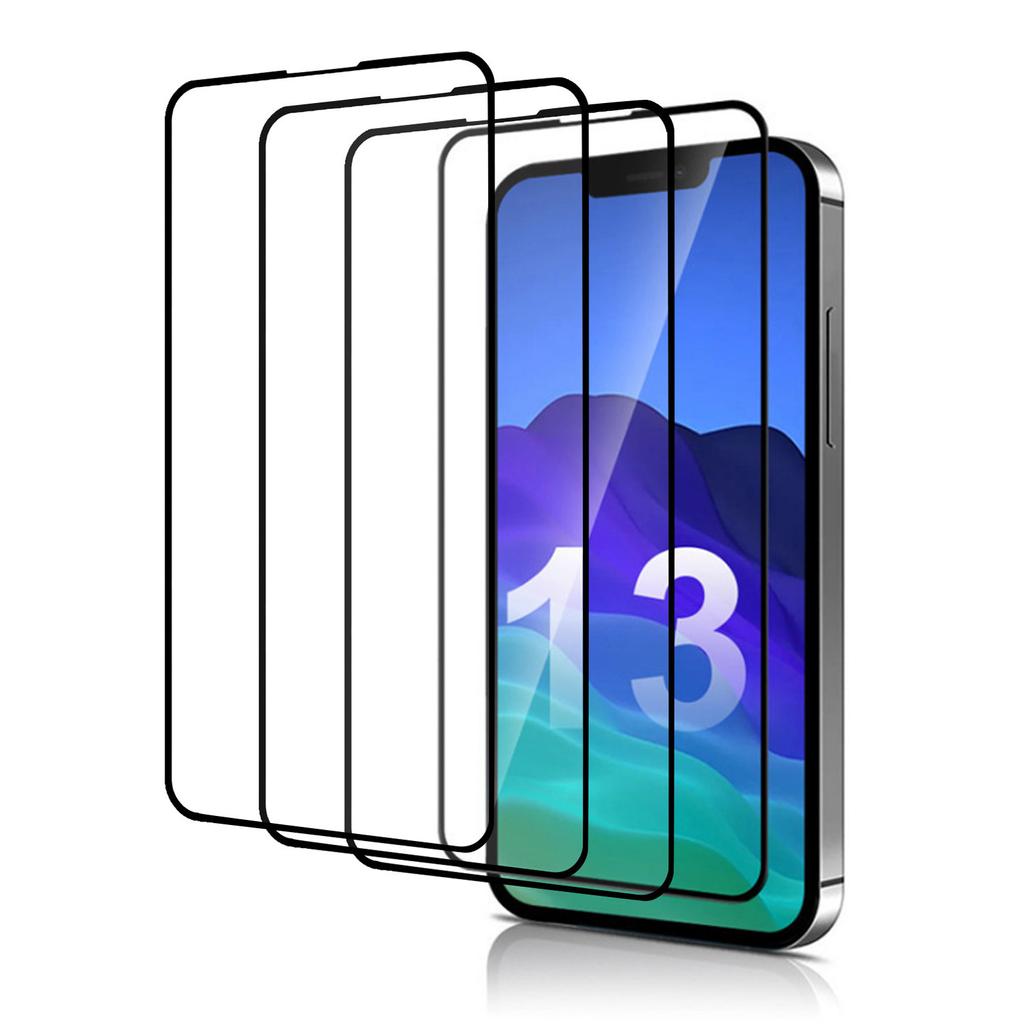 Combo Screen Glass Protector For Iphone 13 Pro Max 4 Pack ( 4 X 2647)