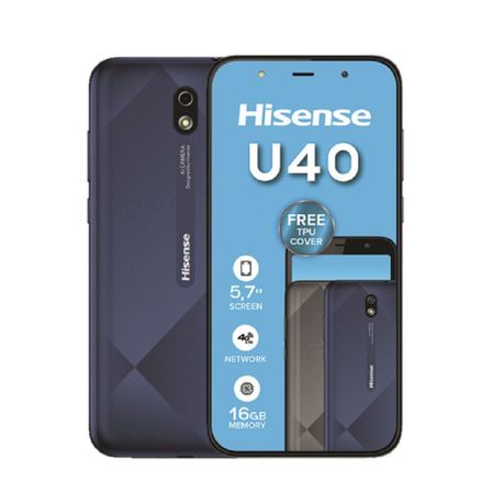 ZS Device New 5.0 HISENSE U40 LITE DUAL UNLOCKED BLUE MM