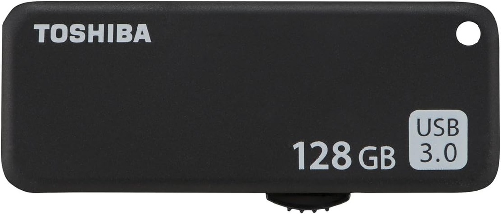 FLASHDRIVE TOSHIBA 128GB SLIDE BLACK U365
