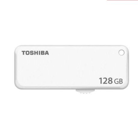 FLASHDRIVE TOSHIBA 128GB SLIDE WHITE U203 