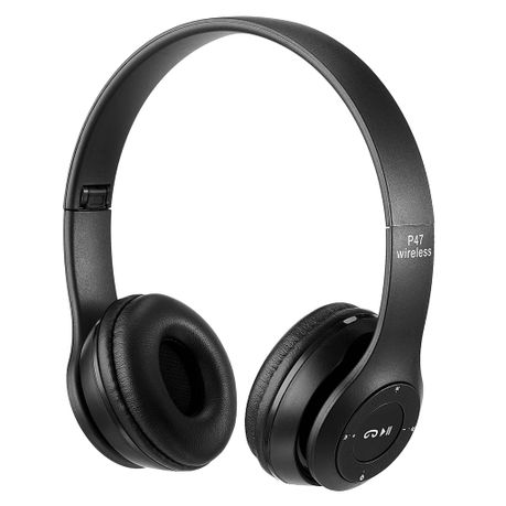 HEADPHONES AAA P47 BLACK 