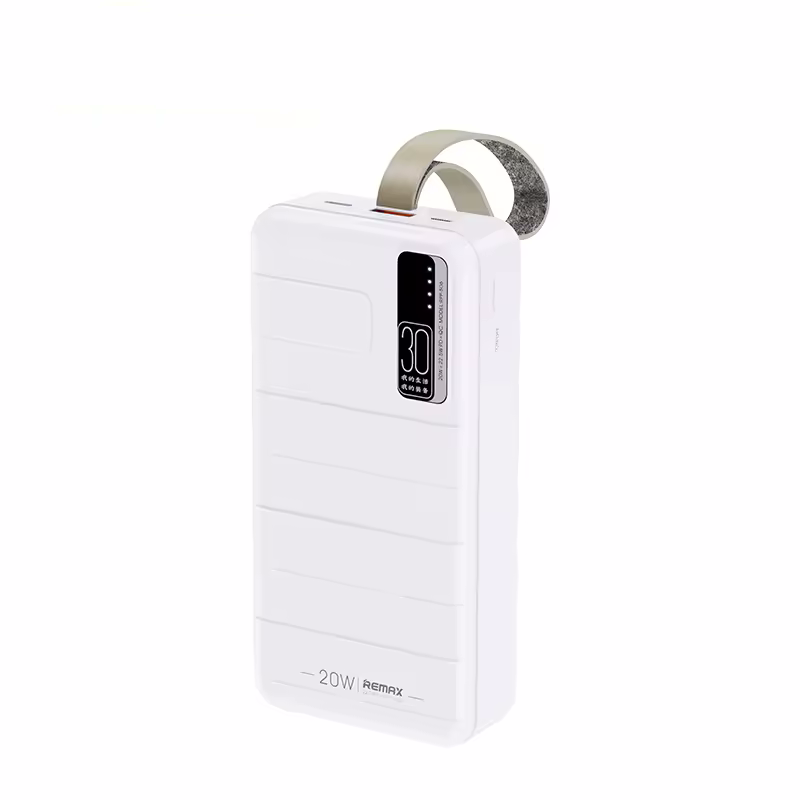 POWERBANK REMAX WHITE  Noah Series PD20W+QC22.5W Fast Charging Power Bank 30000mAh  RPP-506