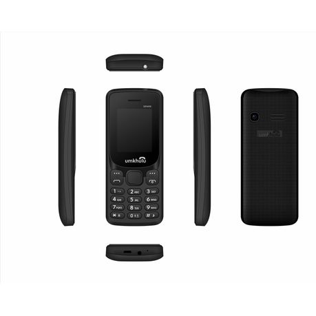 Device New 1.77 Umkhulu 6300 Feature Phone Black
