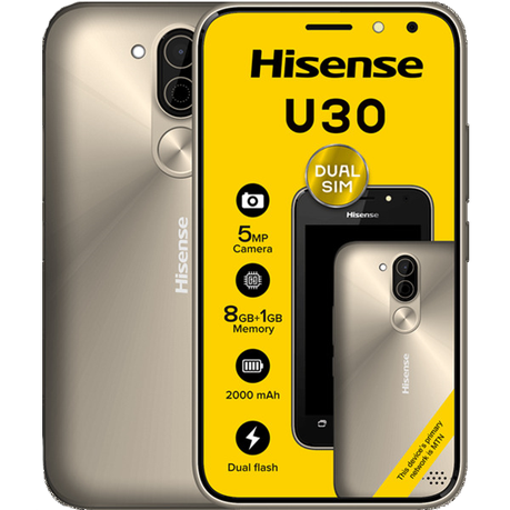 Device New 4.0 HISENSE U606 1GB 8GB U30 GOLD
