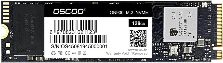 MEMORY OSCOO M.2 2280 NVME PCIe3.0 128GB 