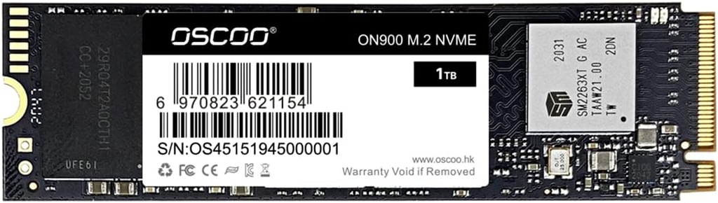 MEMORY OSCOO M.2 2280 NVME PCIe3.0 1TB