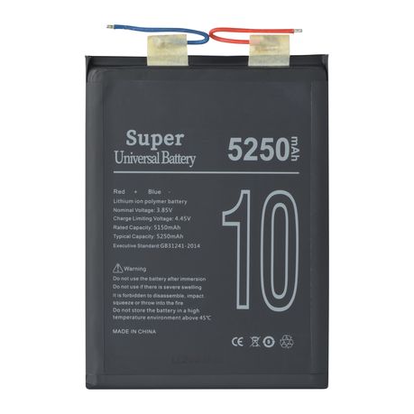 [5234] Battery UNIVERSAL No10 A57956-01 Redmi 9A Note9 Sam A21S