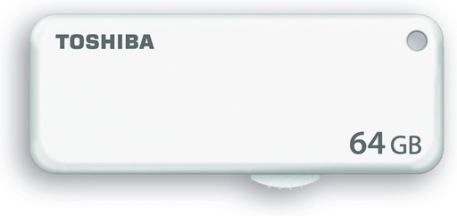 [4047999400240] FLASHDRIVE TOSHIBA 64GB SLIDE WHITE U203