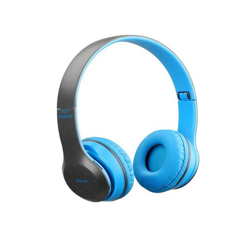 [3988] HEADPHONES AAA P47 BLUE 