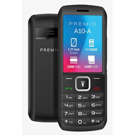 [6048] Device New 1.77 PREMIO A10 32MB RAM 32MB ROM BLACK