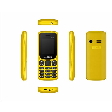 [6246] Device New 1.77 Umkhulu 6300 Feature Phone Gold