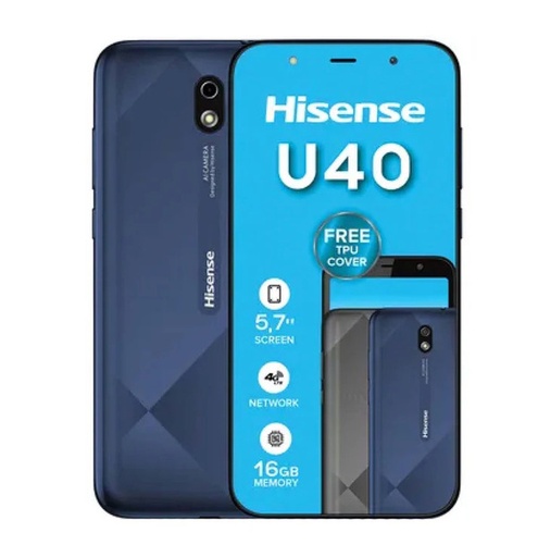[6444] Hisense U40 5.7" 4G LTE Smartphone 16GB Dual SIM Navy Blue