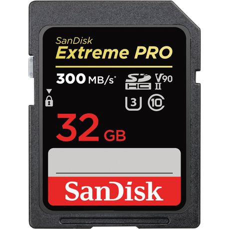 [619659186586] MICROSD SANDISK EXTREME PRO 32GB SDHC MEMORY CARD UP TO 300M